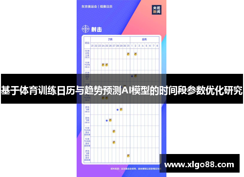 基于体育训练日历与趋势预测AI模型的时间段参数优化研究